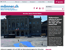 Tablet Screenshot of maenner.ch